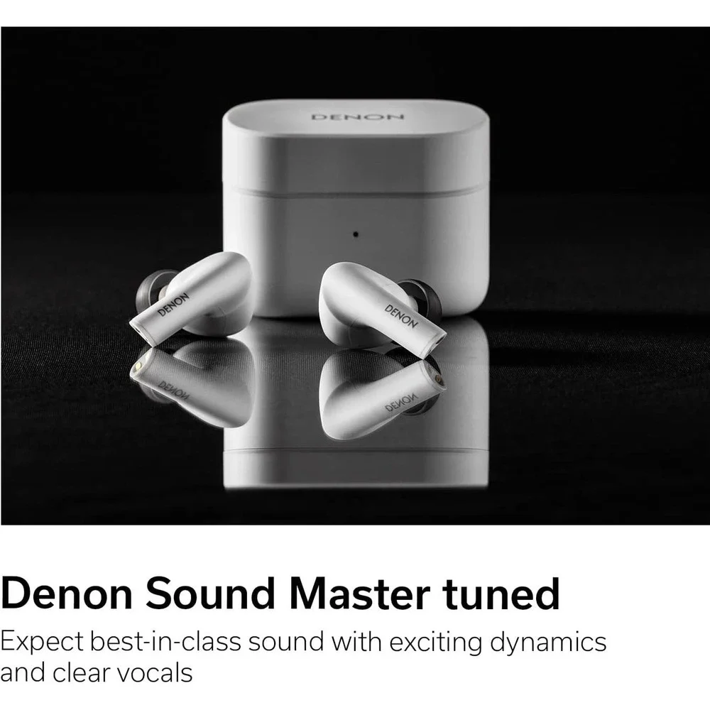 Denon True Wireless Bluetooth In-Ear Earbuds Headphones White AH-C630W